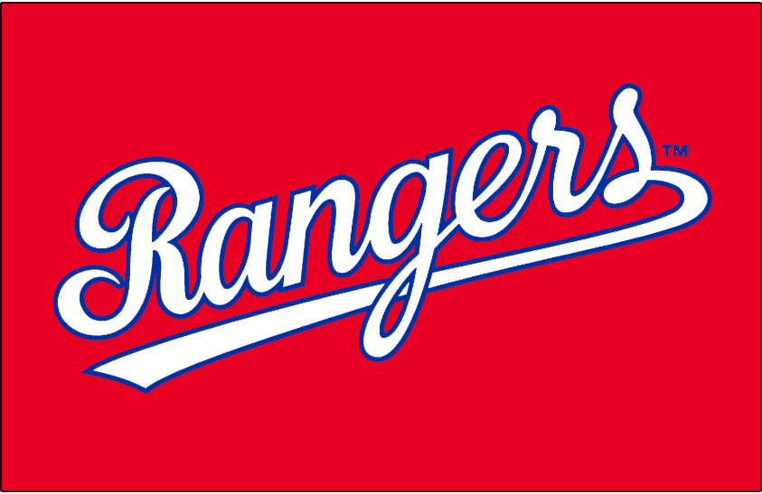 Texas Rangers 1984-1985 Jersey Logo fabric transfer